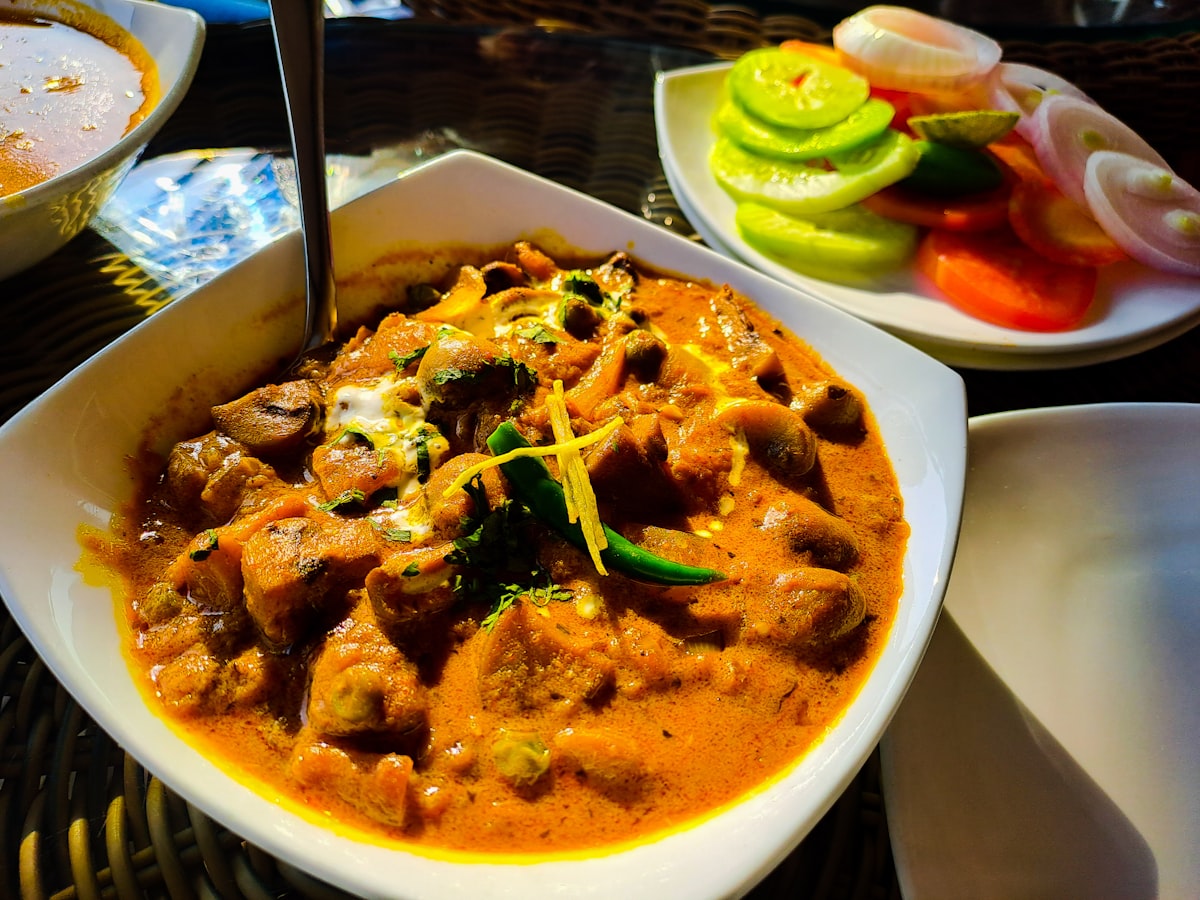 Rich curries flavored with our pure spices